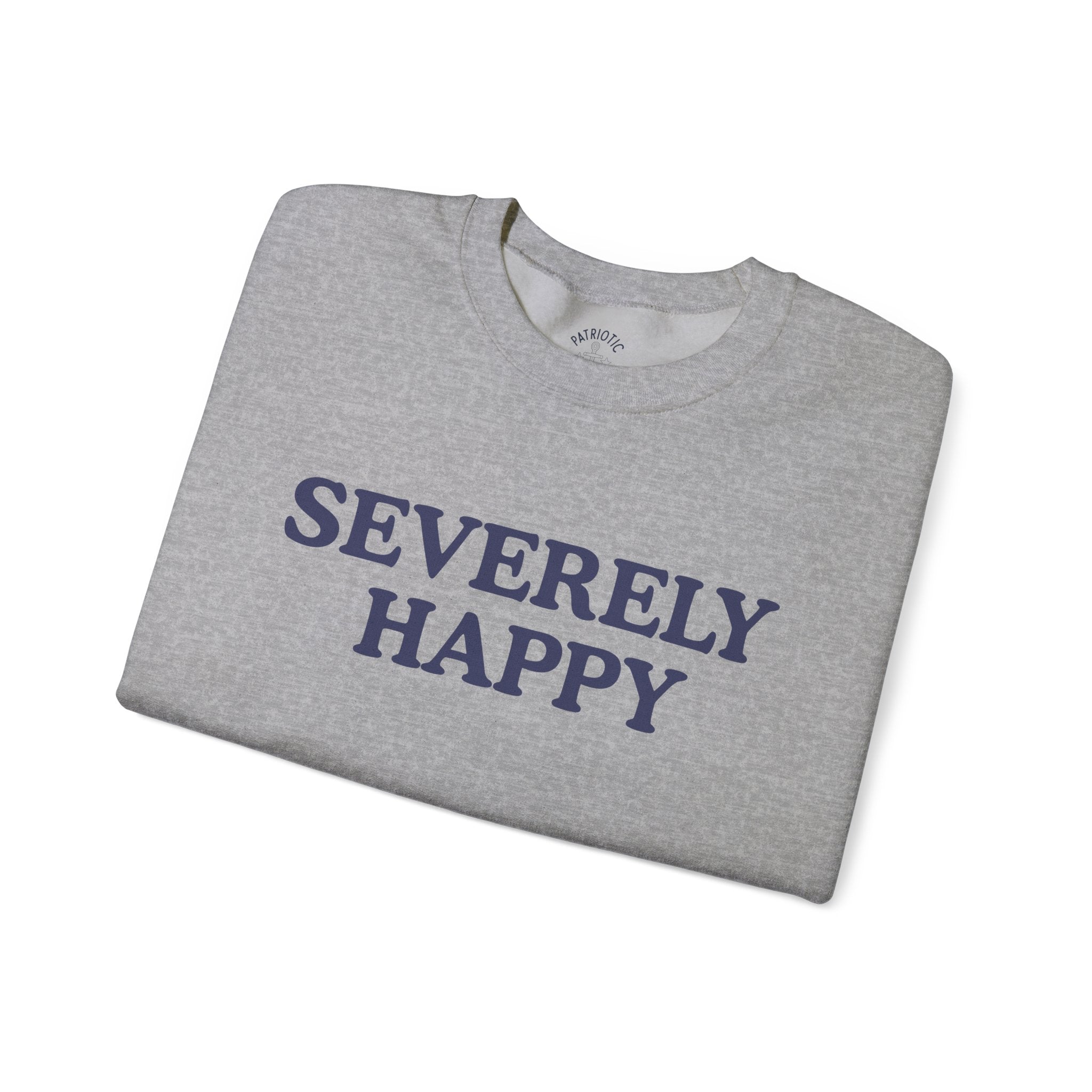 Severely Happy Crewneck Sweater