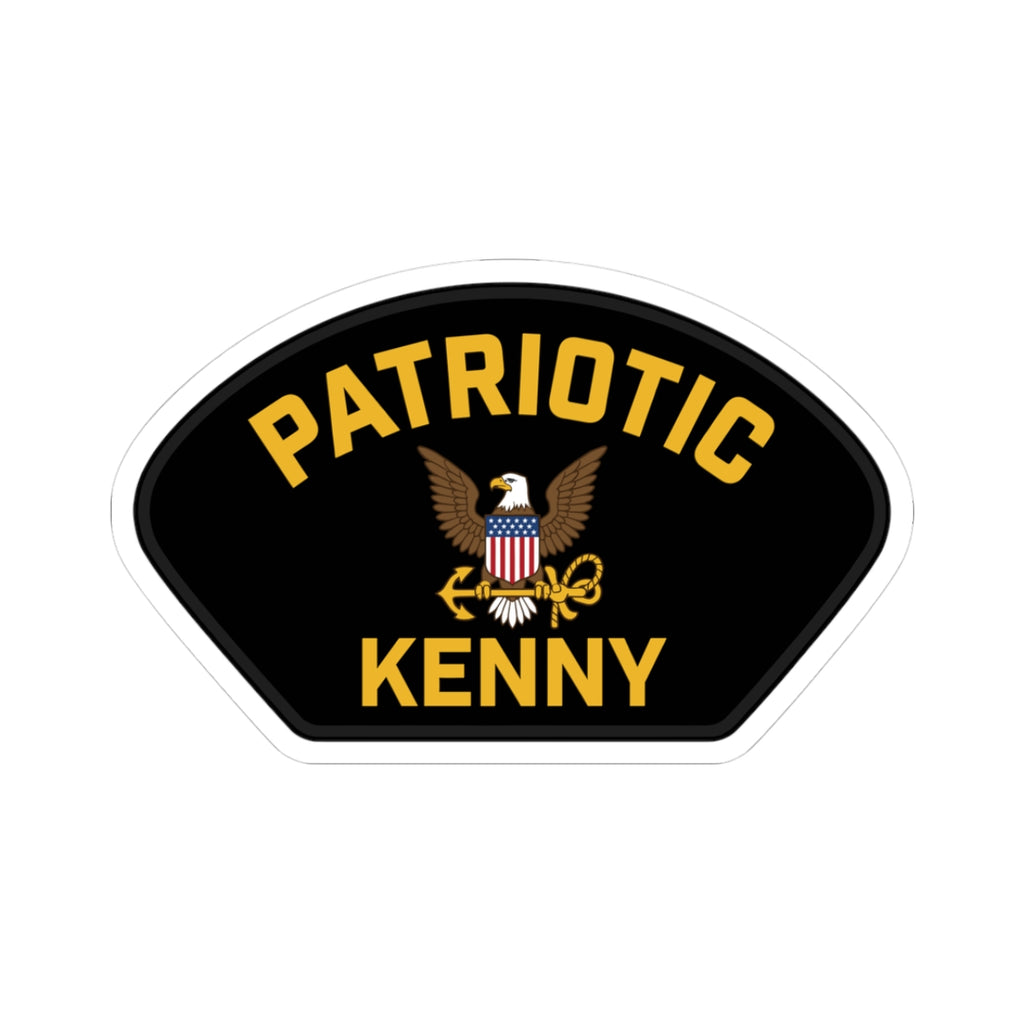 Patriotic Kenny Seal Sticker