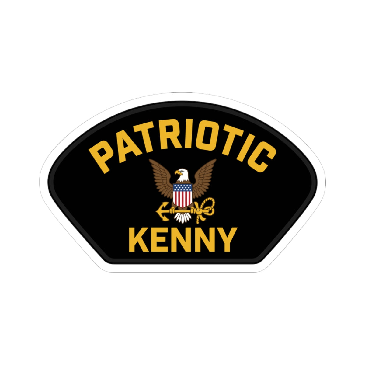 Patriotic Kenny Seal Sticker