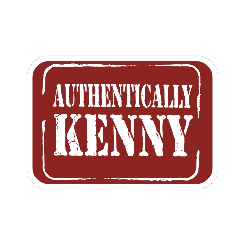 Authentically Kenny Sticker