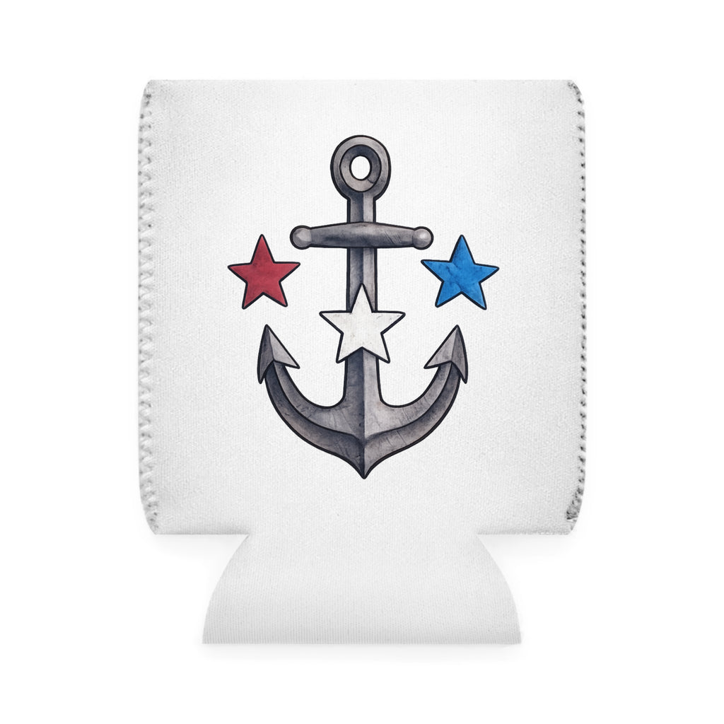 Patriotic Anchor Koozie