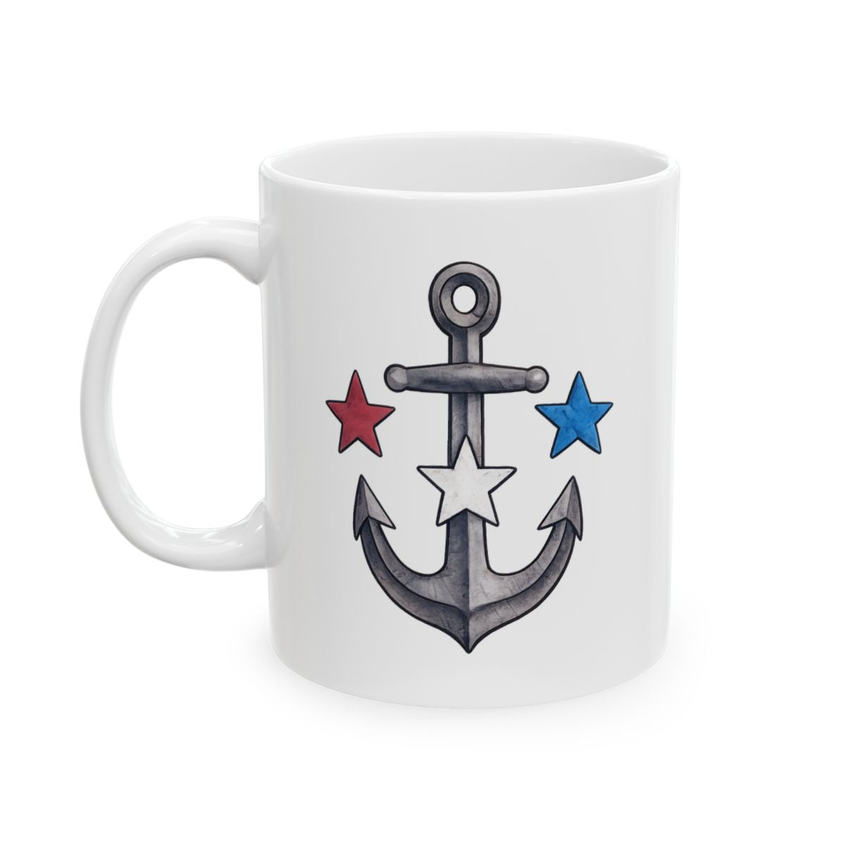 Patriotic Anchor Mug