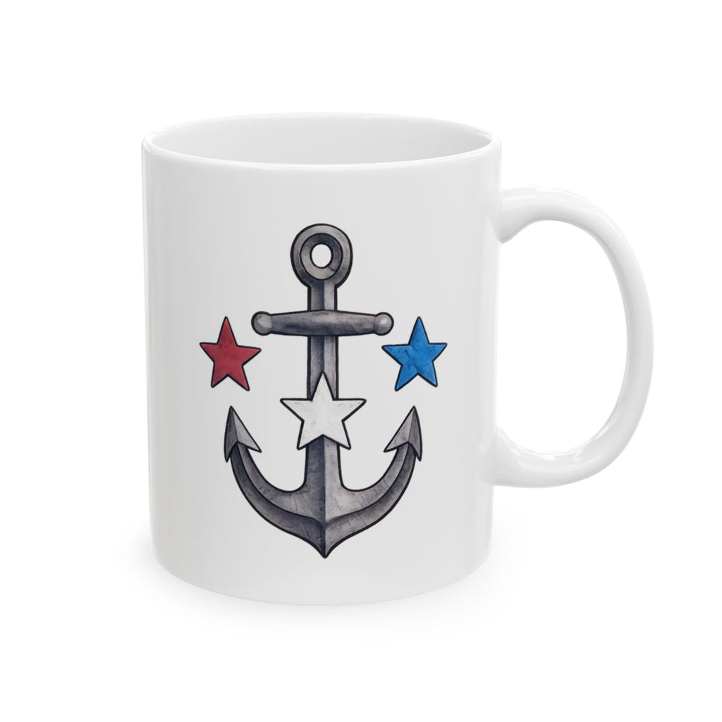 Patriotic Anchor Mug