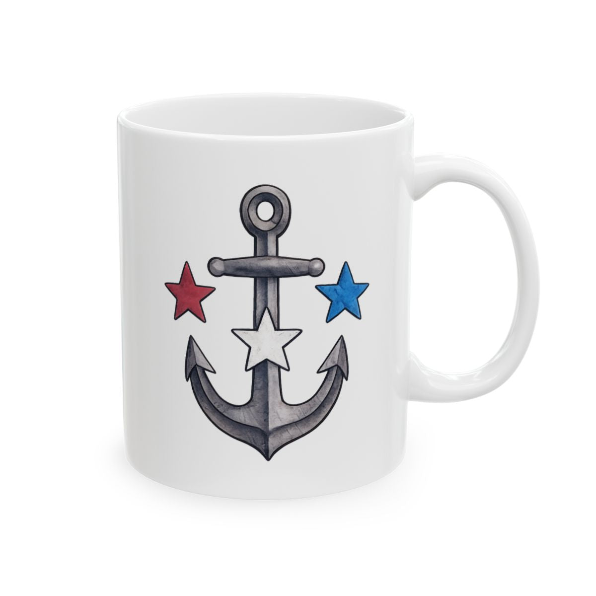 Patriotic Anchor Mug