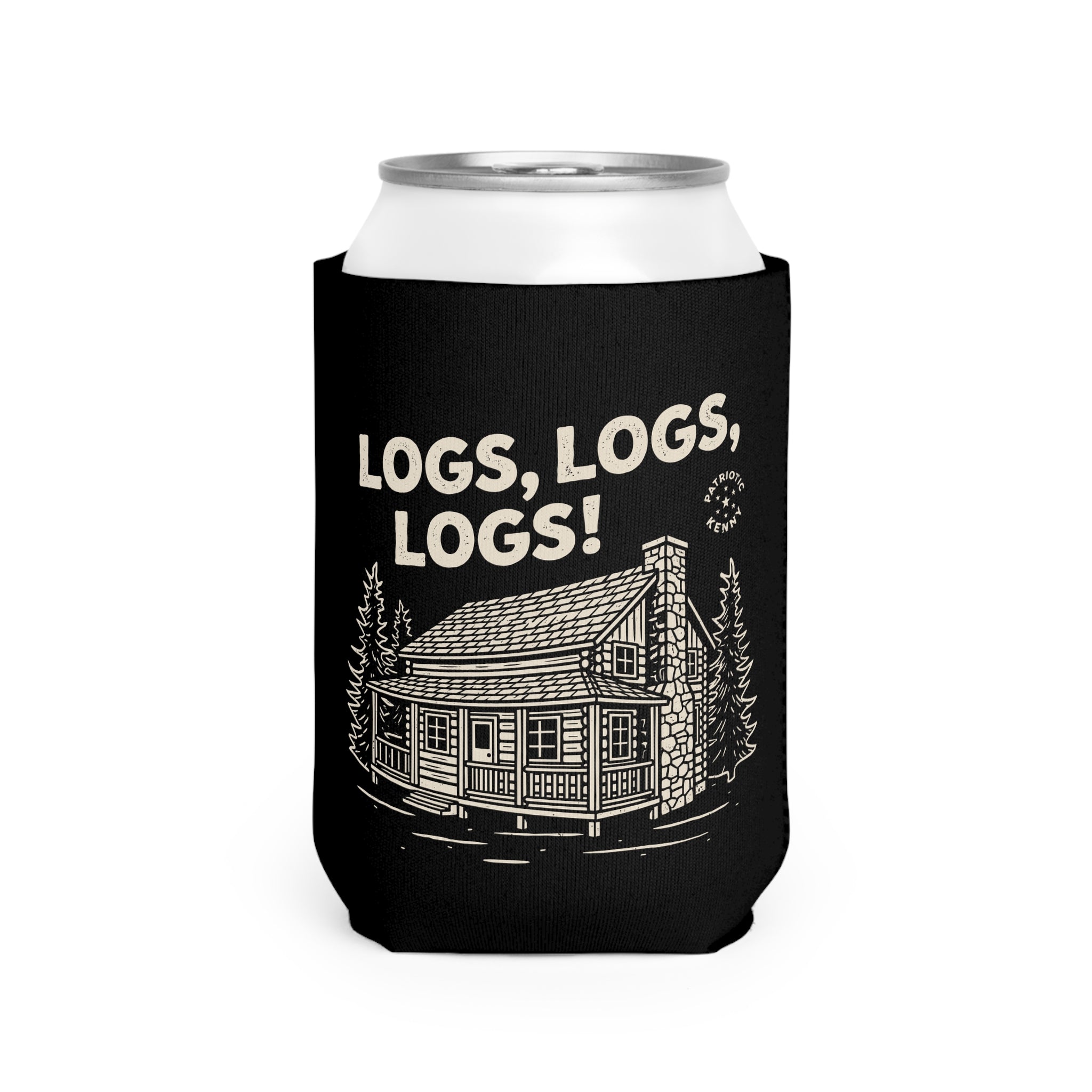 Logs Logs Logs Koozie
