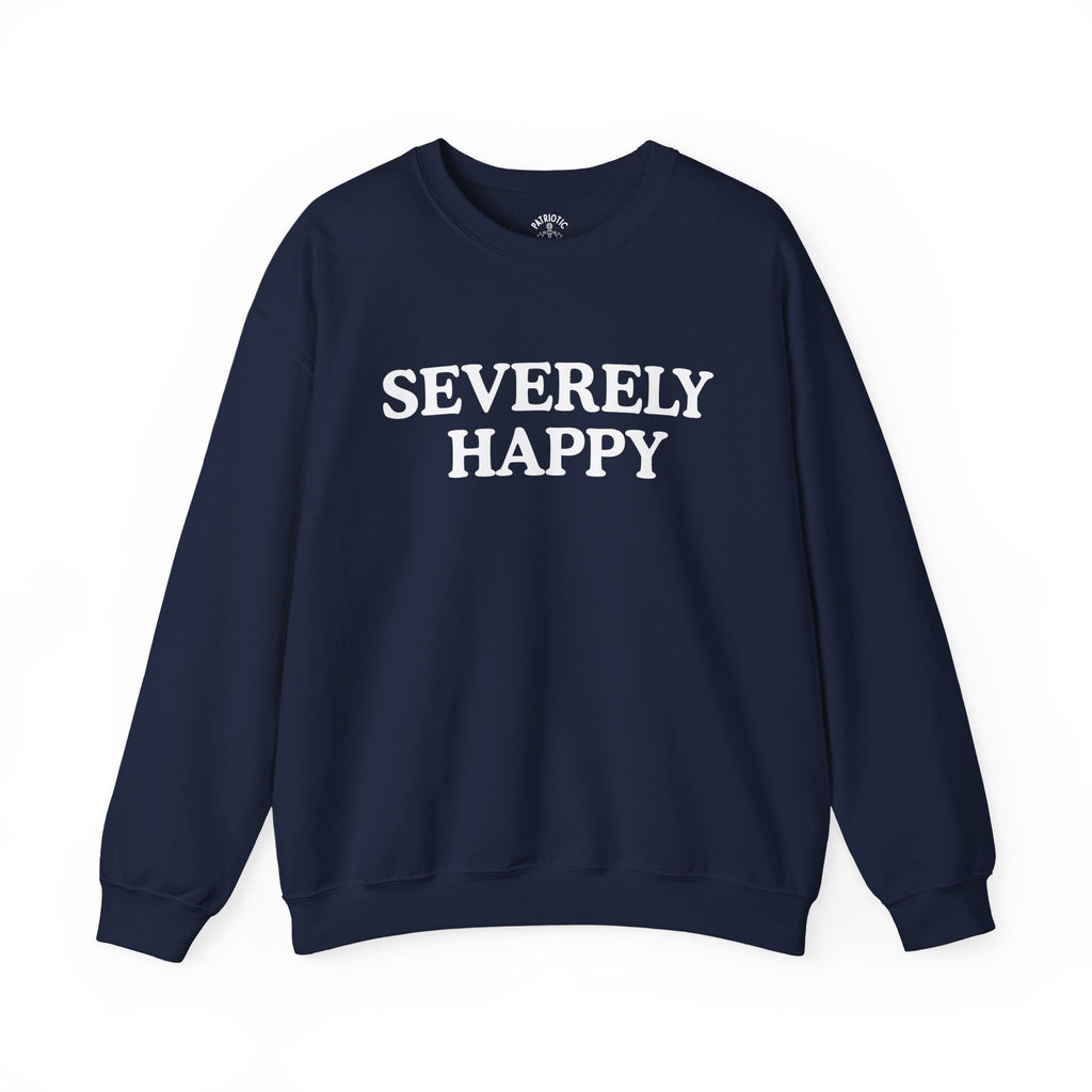 Severely Happy Crewneck Sweater