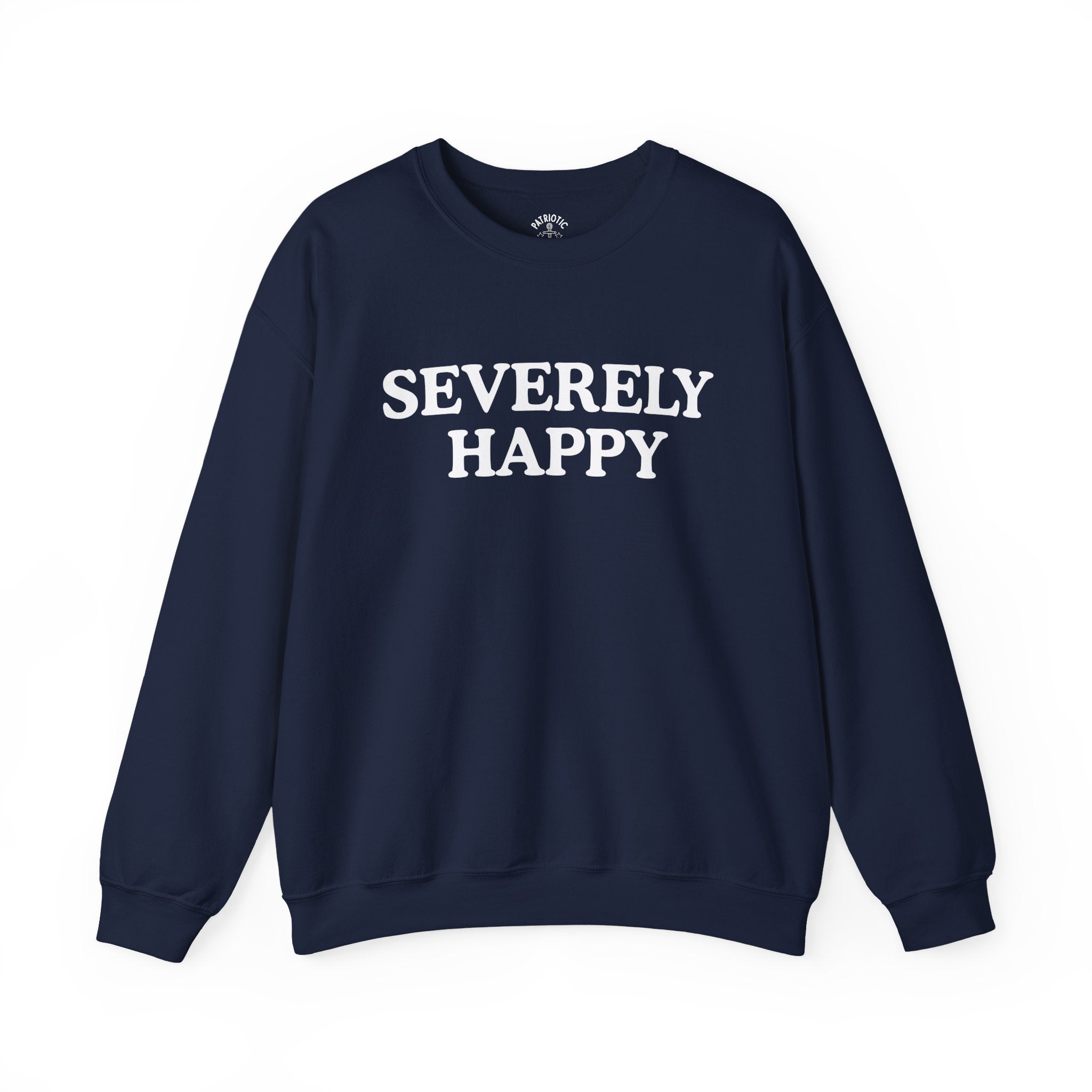 Severely Happy Crewneck Sweater