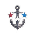 Patriotic Anchor Sticker